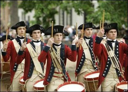 Colonial Williamsburg fife and drum