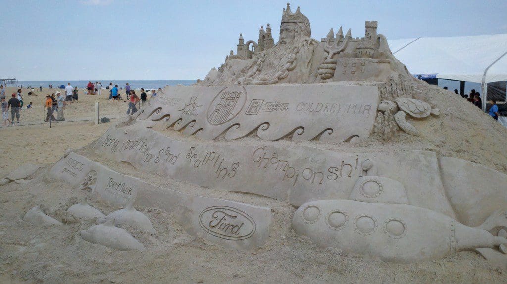 Neptune Festival Sand sculpting