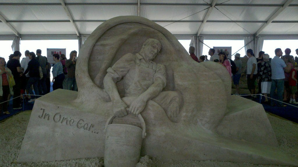 Neptune Festival Sand Sculpture