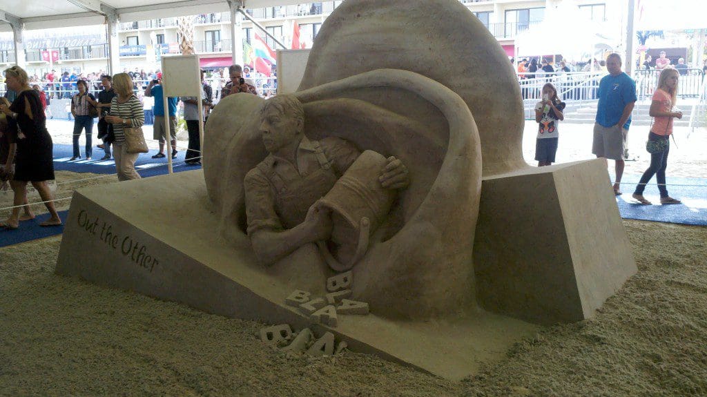 Neptune Festival Sand Sculpture