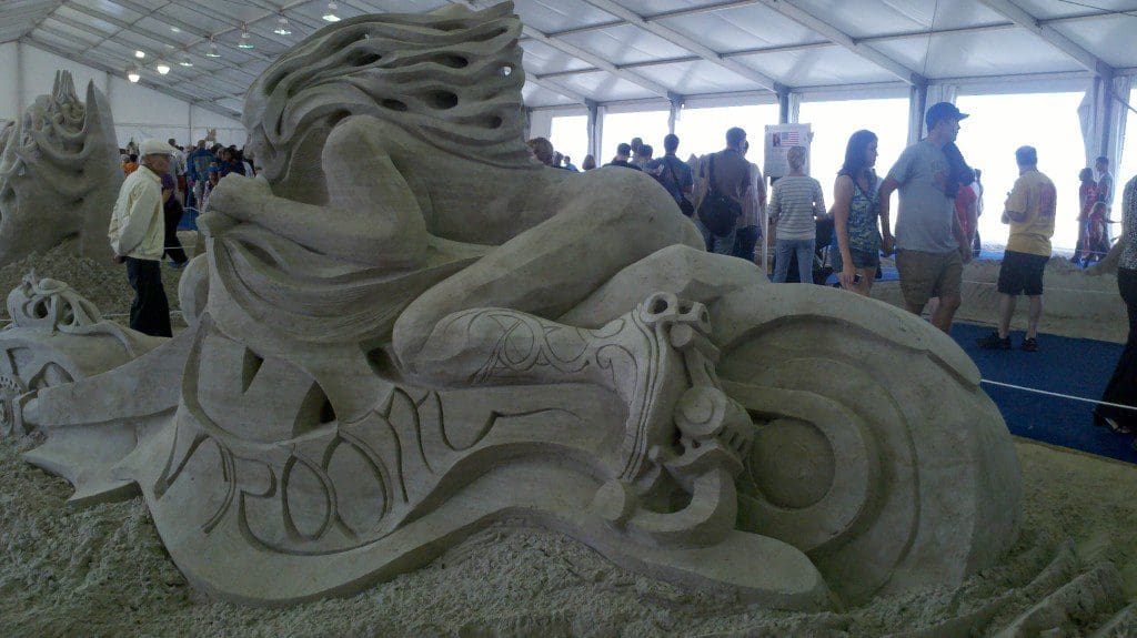 Neptune Festival Sand Sculpture