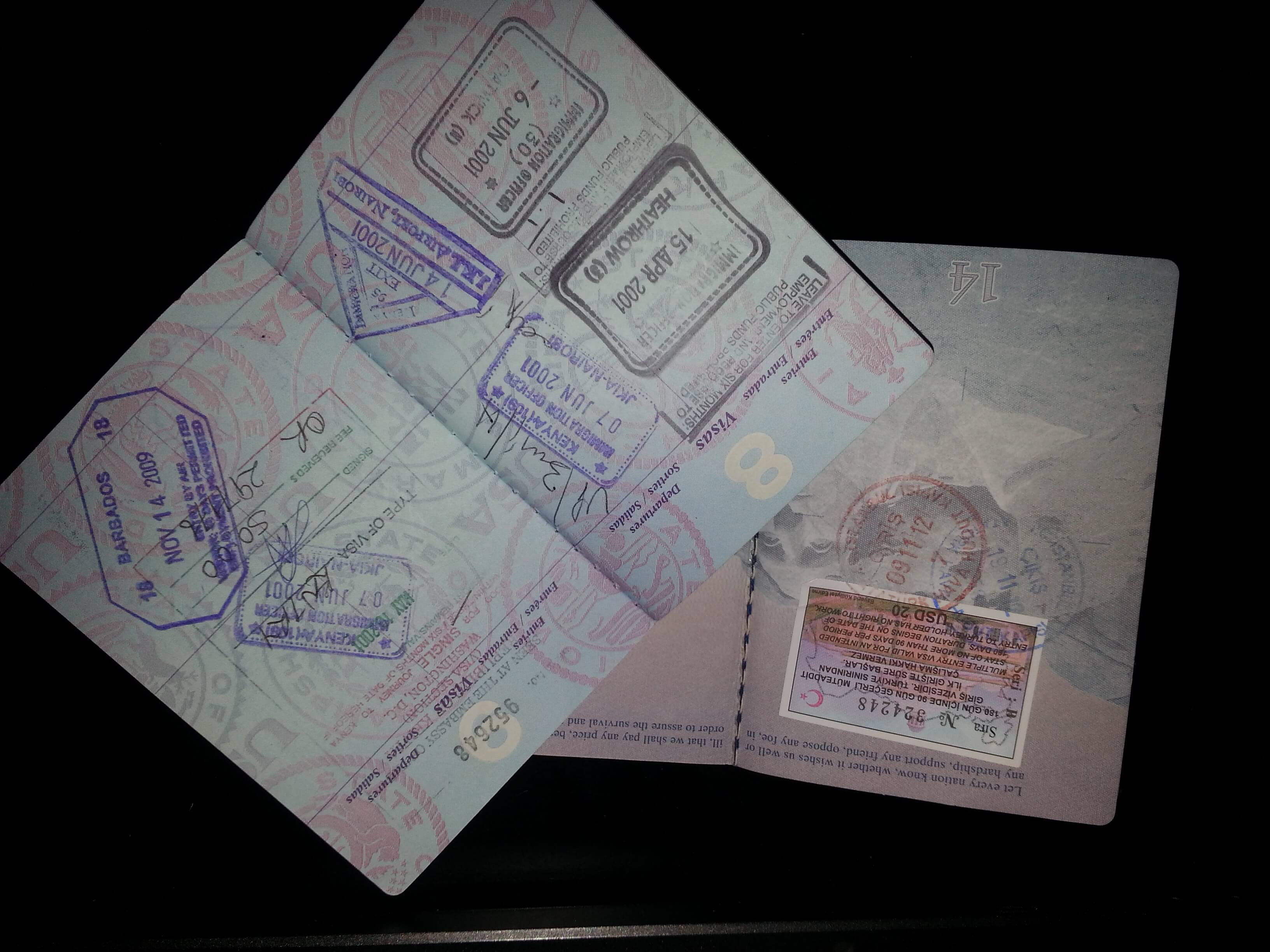 Passport Book or Passport Card