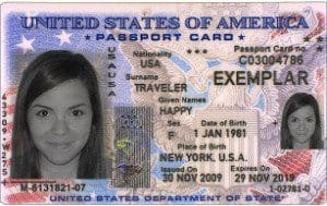 passport book passport card