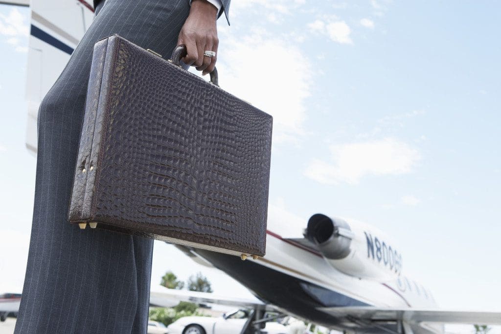 Businesswoman Holding a Briefcase