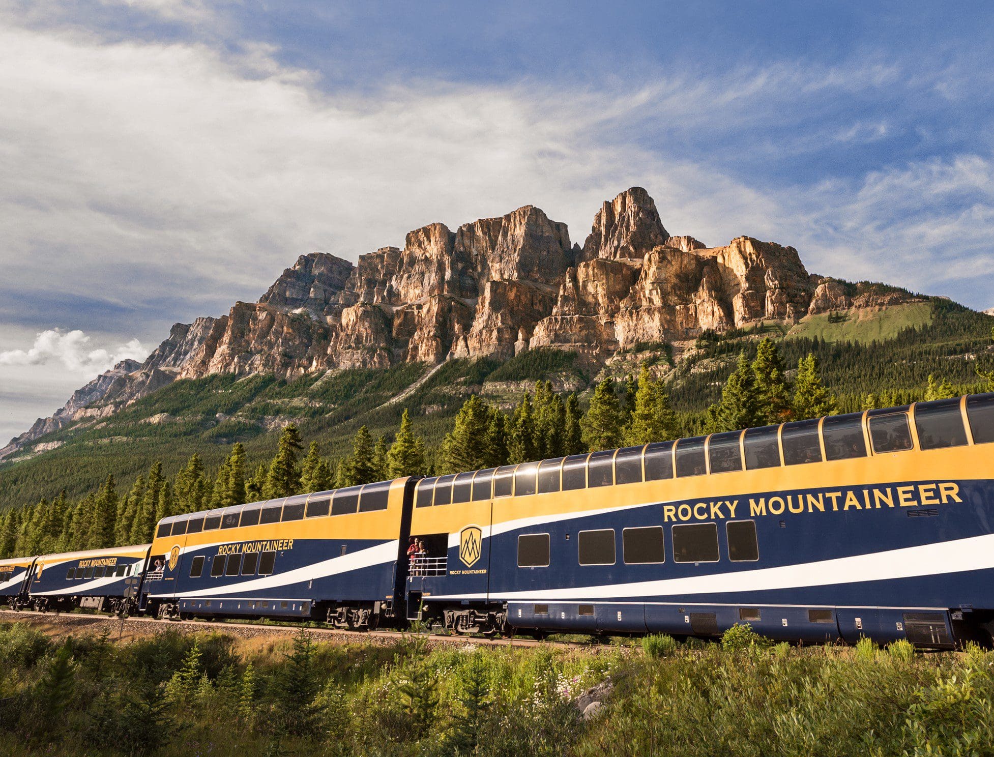 Поезд Rocky Mountaineer интерьер