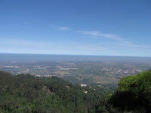 The view from Pena Palace is spectacular.
