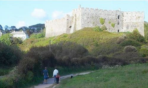 Manorbier Castle Wales 