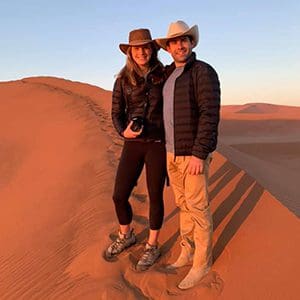 Anne Remington Namibia Honeymoon