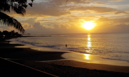 Sunset on Black Sand, Arue Tahiti