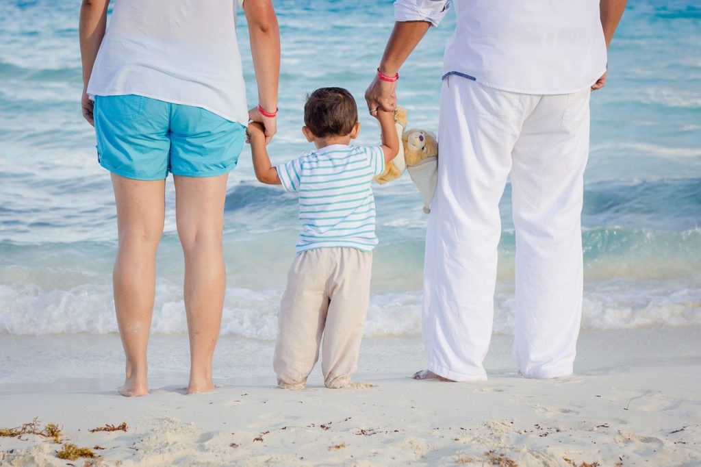 family beach vacation