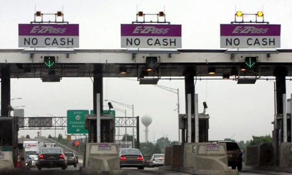 cashless tolls in rental cars