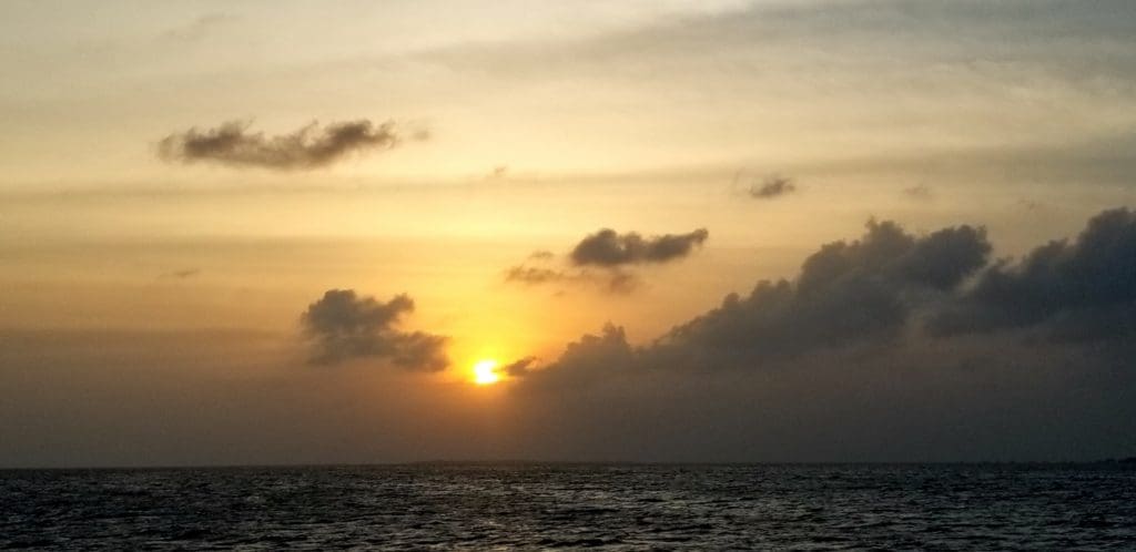 Maldives sunset