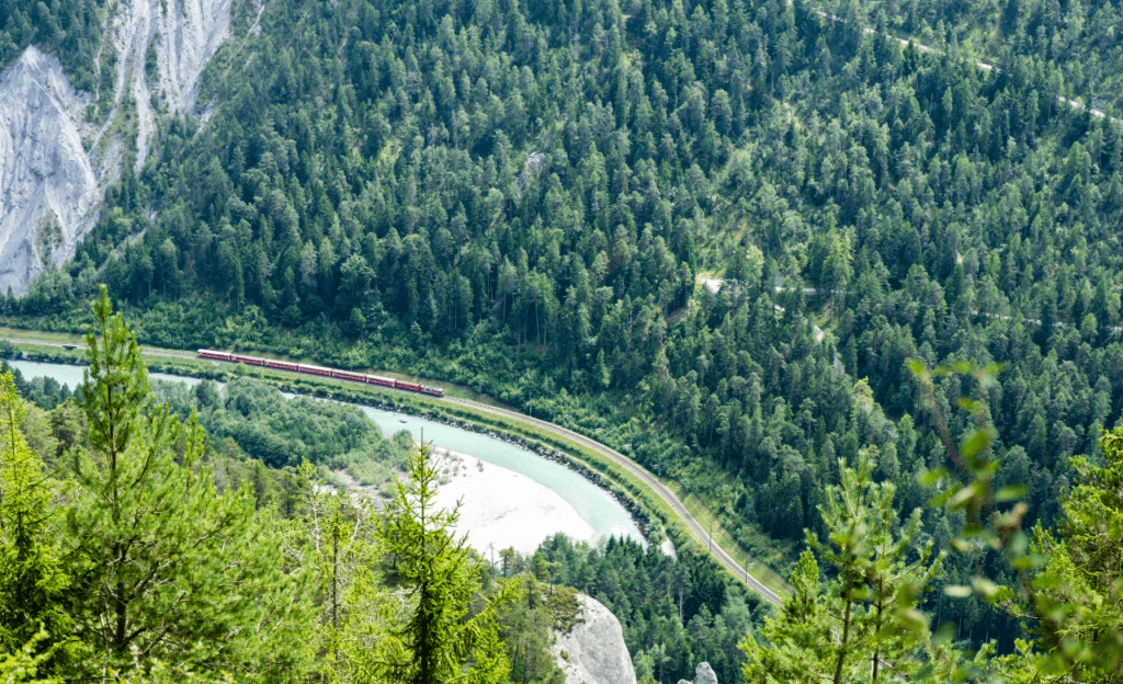 Glacier Express Swiss train