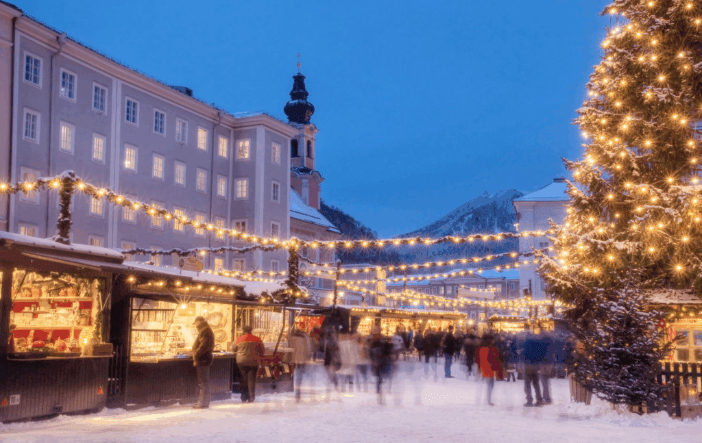 romantic Christmas getaways Europe